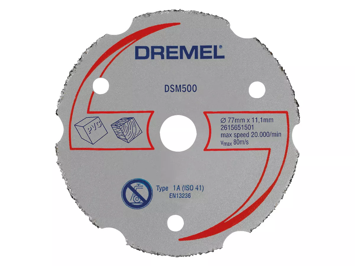 Disque carbure Dremel DSM 500 multi-matériaux